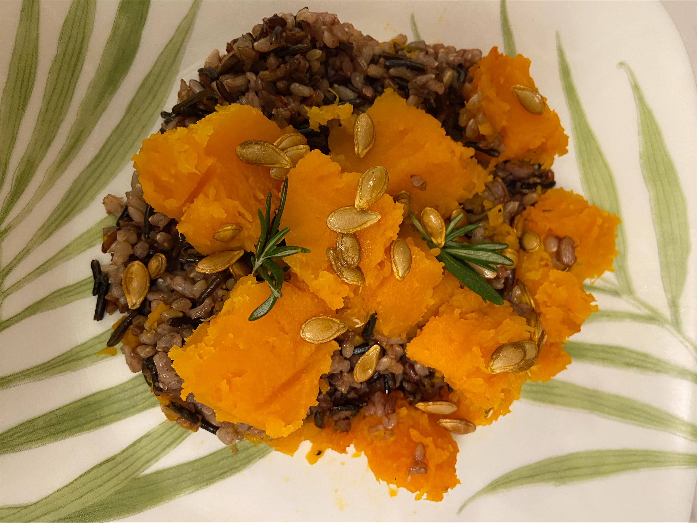 Squash and Wild Rice